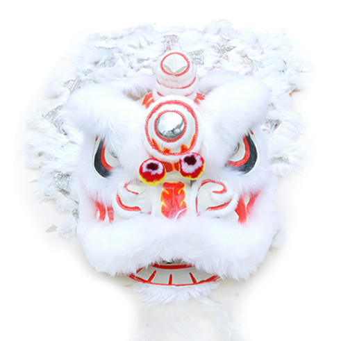 southern-lion-dance-costume-white-silver-02 Lion Dance Costume