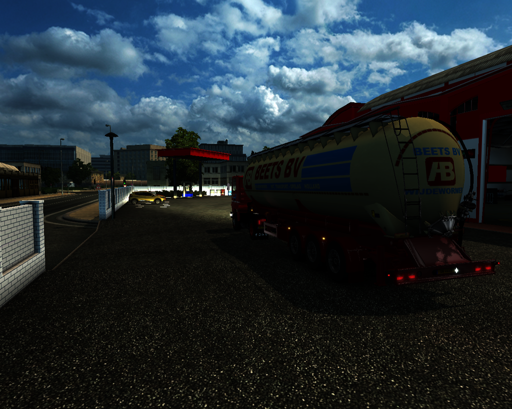 ets2 Ford Transcontinetal 4435 4x2 + silotrailer B - prive skin ets2