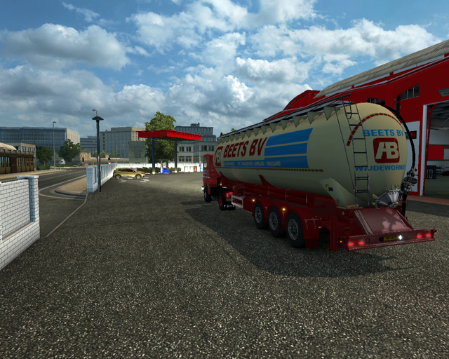 ets2 Ford Transcontinetal 4435 4x2 + silotrailer B prive skin ets2