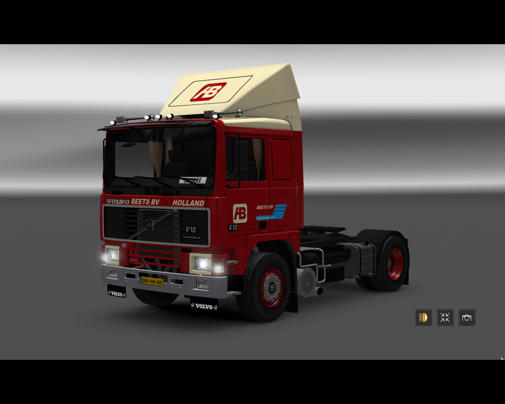 ets2 Volvo F12 4x2 lowcab Beets bv Wijdewormer Hol - prive skin ets2