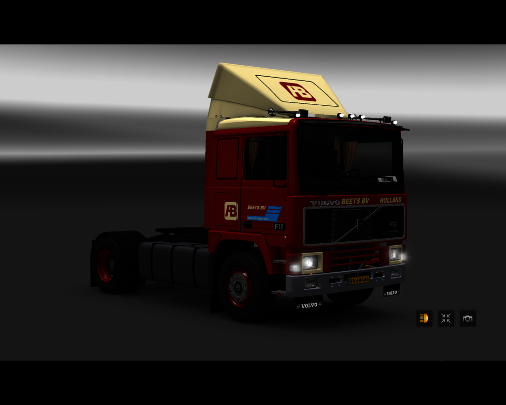ets2 Volvo F12 4x2 lowcab Beets bv Wijdewormer Hol - prive skin ets2