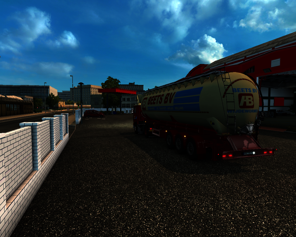 ets2 Volvo F12 4x2 lowcab + Silotrailer Beets bv W - prive skin ets2