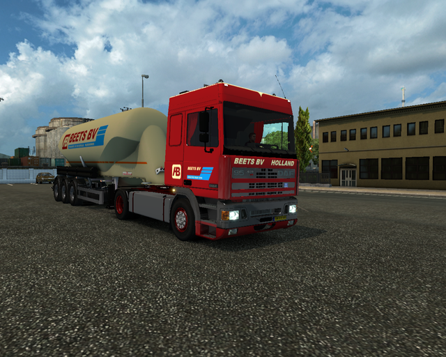 ets2 Daf 95 Ati 4x2 Kassbohrer cement trailer Beet prive skin ets2