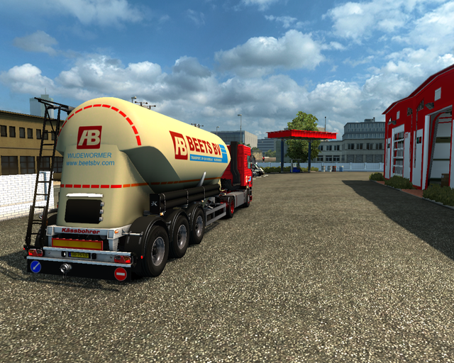 ets2 Daf 95 Ati 4x2 Kassbohrer cement trailer Beet prive skin ets2