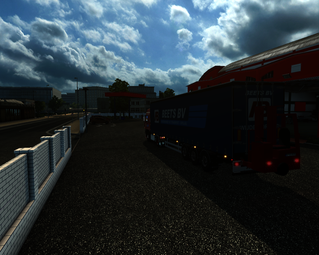 ets2 Daf 3600 ATI 4x2 + Fuehauf zeiltrailer met ko - prive skin ets2