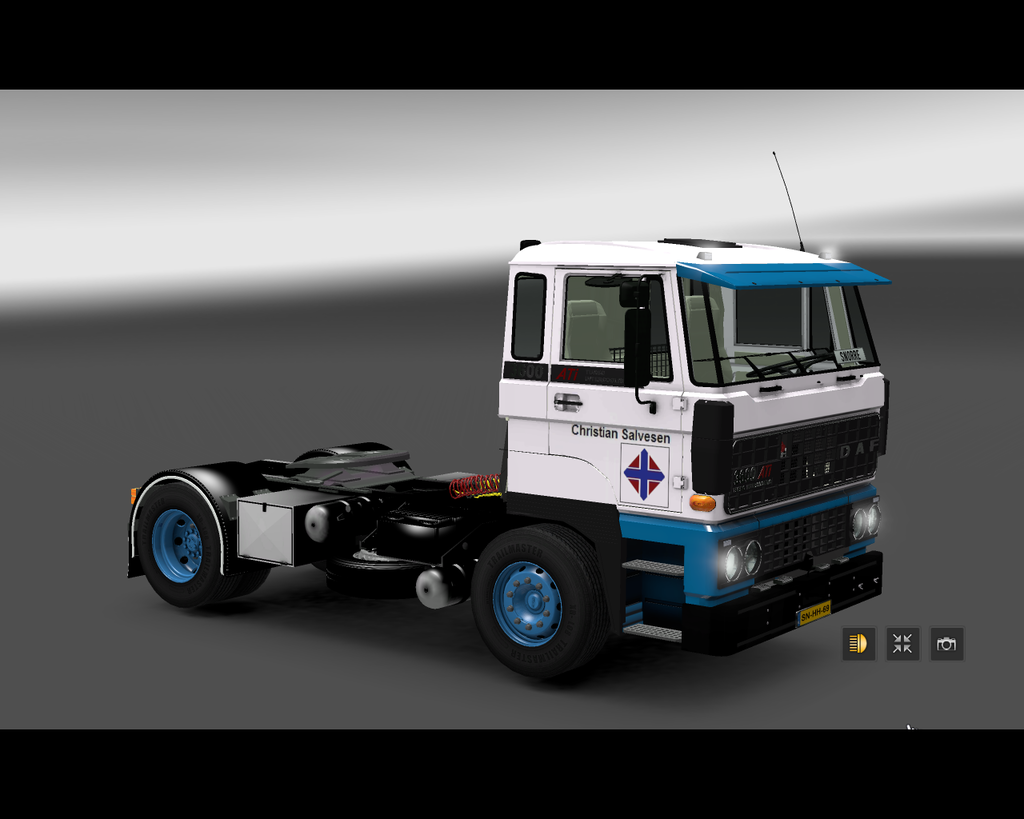 ets2 Daf 4x2 Daycab Christian Salvesen Raalte Holl - prive skin ets2