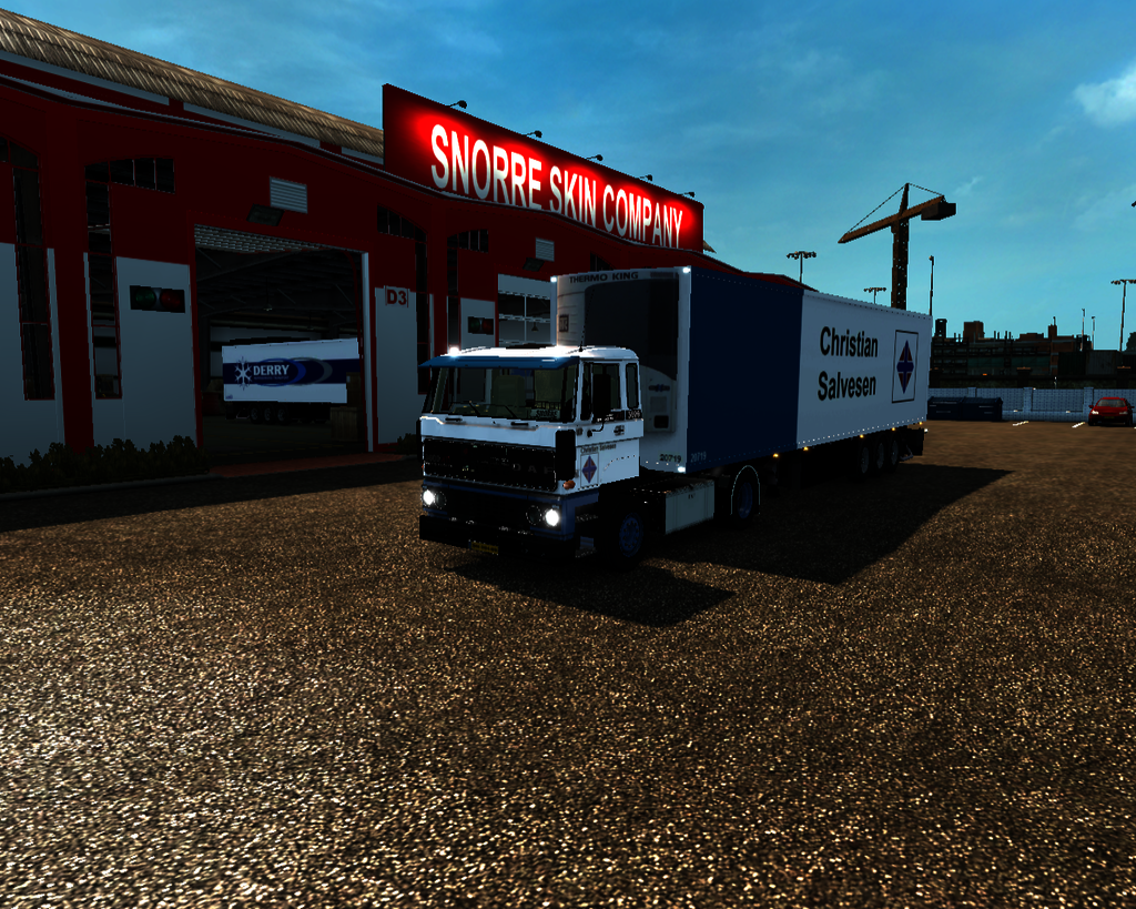 ets2 Daf 4x2 Daycab + Schmitz Coolliner Christian  - prive skin ets2