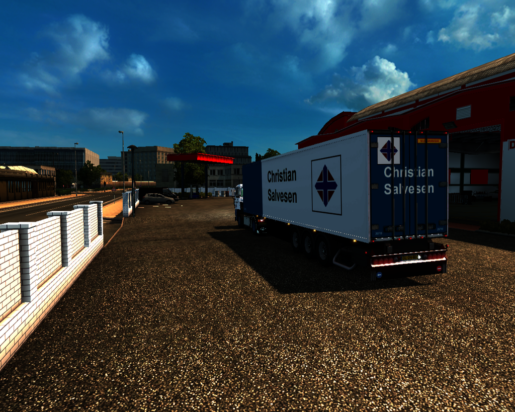 ets2 Daf 4x2 Daycab + Schmitz Coolliner Christian  - prive skin ets2