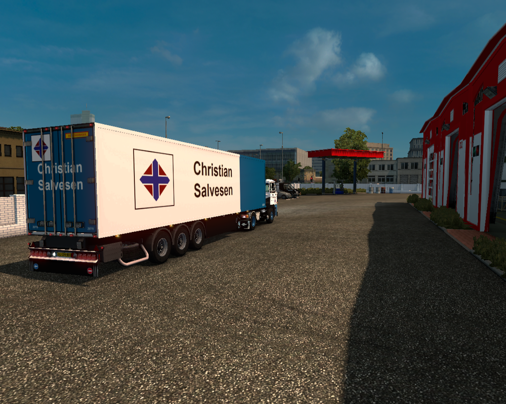 ets2 Daf 4x2 Daycab + Schmitz Coolliner Christian  - prive skin ets2