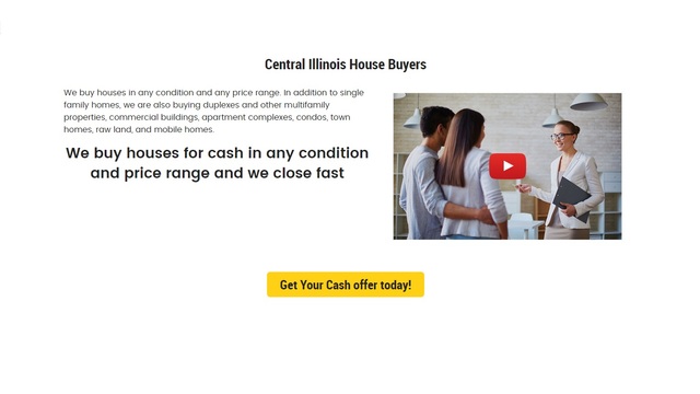 Sell my house for cash Central Illinois House Buyers