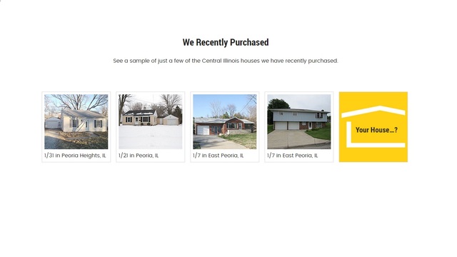 We buy houses central Illinois Central Illinois House Buyers