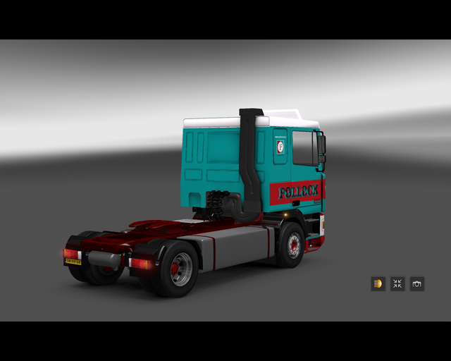 ets2 Daf 95 Ati lowcab 4x2 Pollock UK 2 prive skin ets2