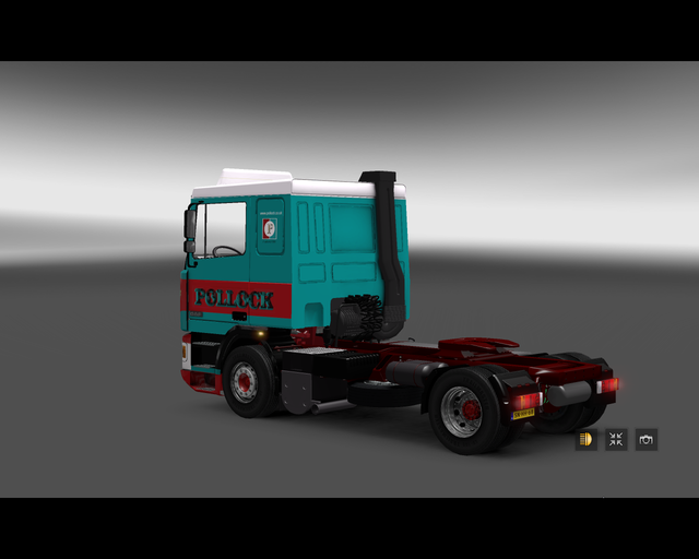 ets2 Daf 95 Ati lowcab 4x2 Pollock UK 3 prive skin ets2