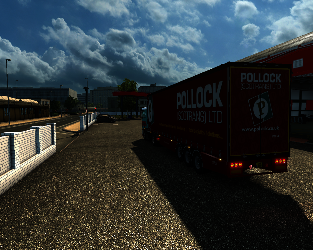 ets2 Daf 95 Ati lowcab 4x2 + Krone zeiltrailer Pol - prive skin ets2