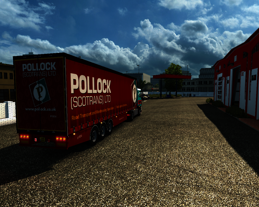 ets2 Daf 95 Ati lowcab 4x2 + Krone zeiltrailer Pol - prive skin ets2