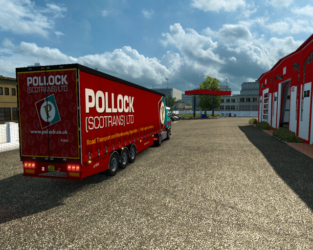 ets2 Daf 95 Ati lowcab 4x2 + Krone zeiltrailer Pol prive skin ets2