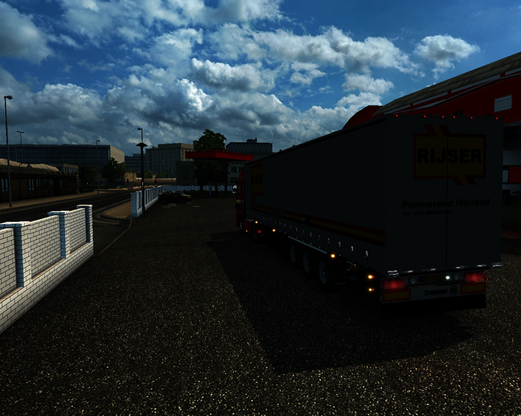 ets2 Mercedes Actros MP3 4x2 + Krone Zeiltrailer R - prive skin ets2