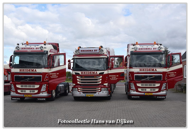 Line-up Heidema bv FH500- Scania 450 - FH500(2)-Bo - 