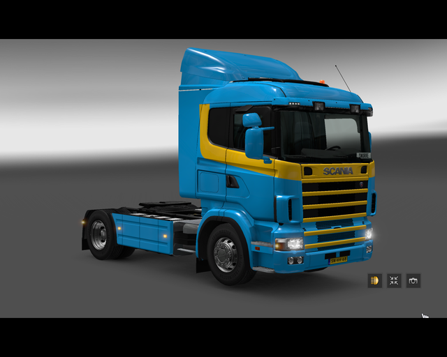 ets2 Scania 4 serie 4x2 Circus RenZ International  prive skin ets2