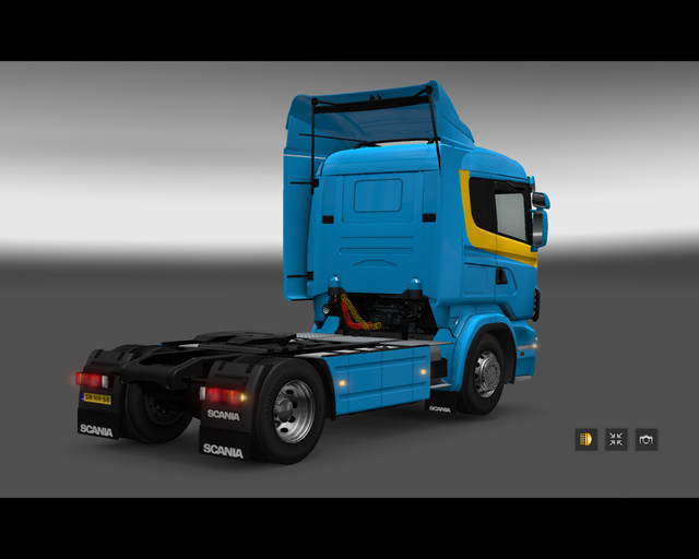 ets2 Scania 4 serie 4x2 Circus RenZ International  prive skin ets2