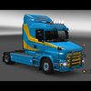 ets2 Scania T 580 4x2 Circu... - prive skin ets2