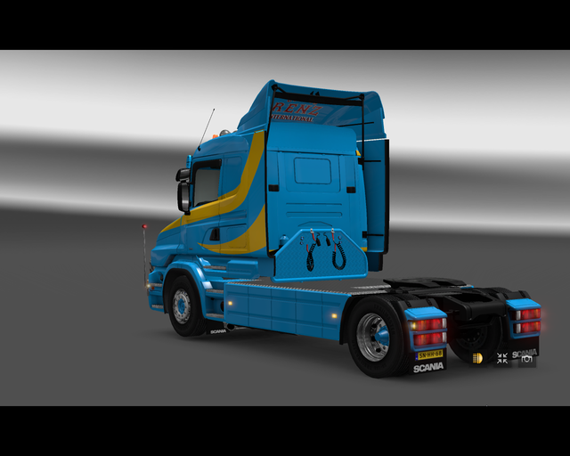 ets2 Scania T 580 4x2 Circus RenZ International 3 prive skin ets2