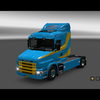 ets2 Scania T280 4x2 Circus... - prive skin ets2