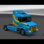 ets2 Scania T280 4x2 Circus... - prive skin ets2