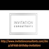 Kids Birthday Party Invitations