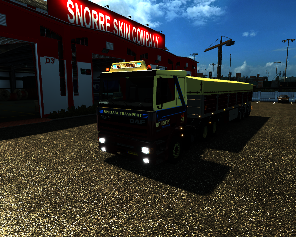ets2 Daf 95 ati 6x4 lowcab + Schwarzmuller zeiltra - prive skin ets2