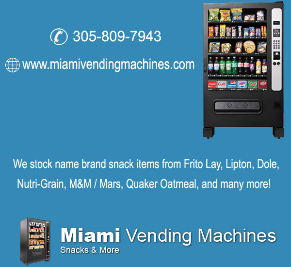 Miami Vending Machines | Call Now  (305) 809-7943 Miami Vending Machines | Call Now  (305) 809-7943 