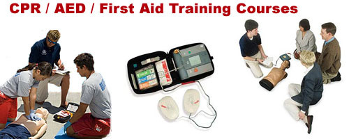CPR, AED and First Aid Training Courses Picture Box