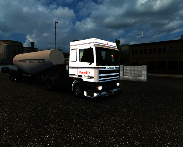 ets2 Daf 95 ATI 4x2 + 2 axle cementtrailer Kruisdi prive skin ets2