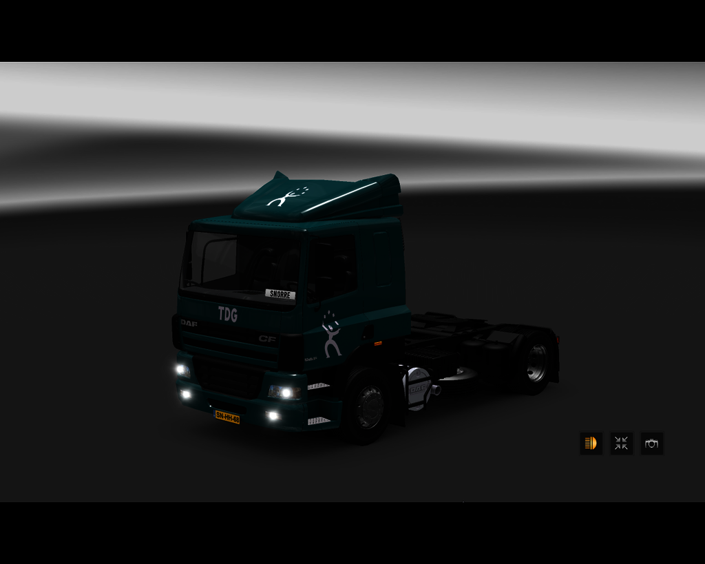 ets2 Daf 85 CF lowcab 4x2 TDG transport Holland - prive skin ets2