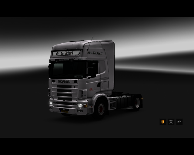 ets2 Scania 164L 580 4x2 G de Klerk Zwijndrecht Ho prive skin ets2