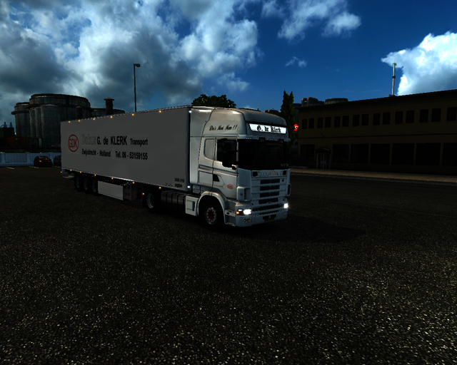 ets2 Scania 164L 580 4x2 + Chereau coolliner G de  prive skin ets2