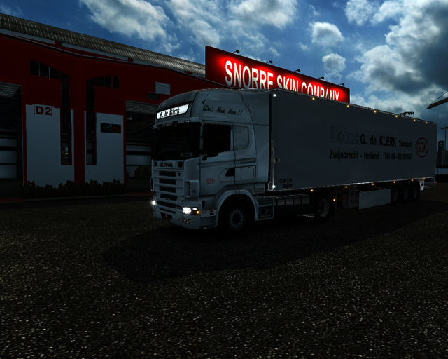 ets2 Scania 164L 580 4x2 + Chereau coolliner G de  prive skin ets2