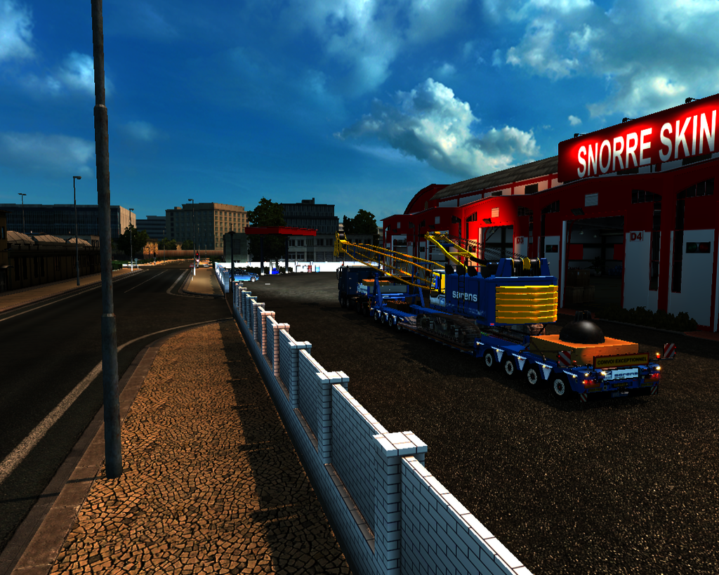 ets2 Daf XF105 850 8x4-4 euro5 low cab + Trailer w - prive skin ets2