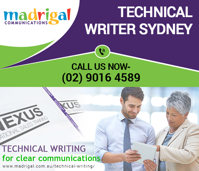 Technical Writer Sydney - Madrigal Communications Madrigal Communications
