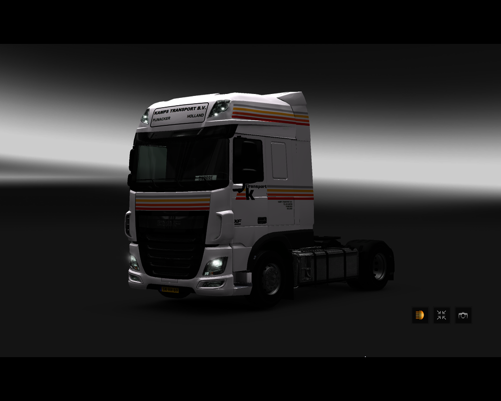 ets2 Daf XF E6 4x2 Kamps Transport bv Pijnacker Ho - prive skin ets2