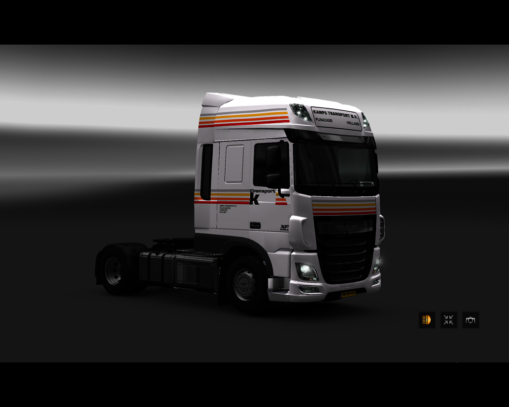 ets2 Daf XF E6 4x2 Kamps Transport bv Pijnacker Ho - prive skin ets2