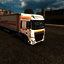 ets2 Daf XF E6 4x2 Schuifze... - prive skin ets2