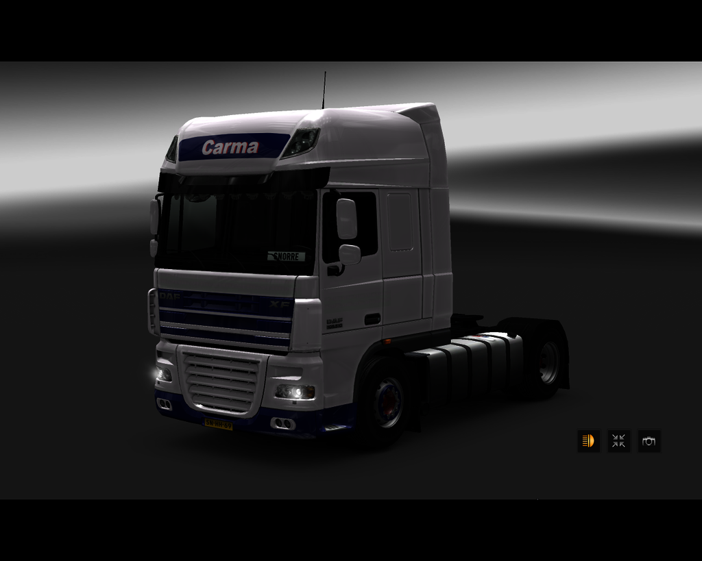 ets2 Daf XF 105 4x2 Carma Transport Hardenberg Hol - prive skin ets2