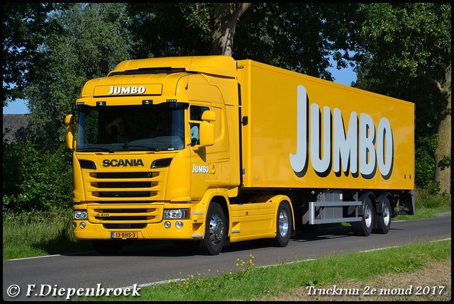 13-BHS-3 Scania R410 Jumbo-BorderMaker Truckrun 2e mond 2017