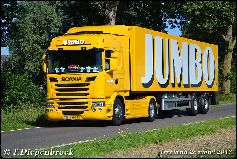 17-BDJ-2 Scania r410 Jumbo-BorderMaker - Truckrun 2e mond 2017