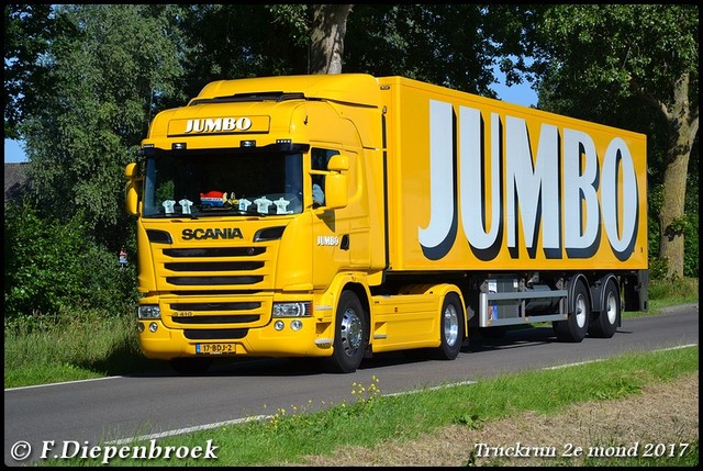 17-BDJ-2 Scania r410 Jumbo-BorderMaker Truckrun 2e mond 2017