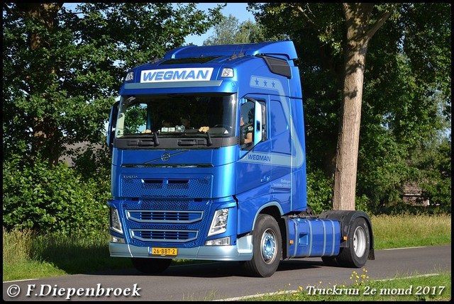 26-BBT-2 Volvo FH4 Wegman-BorderMaker Truckrun 2e mond 2017