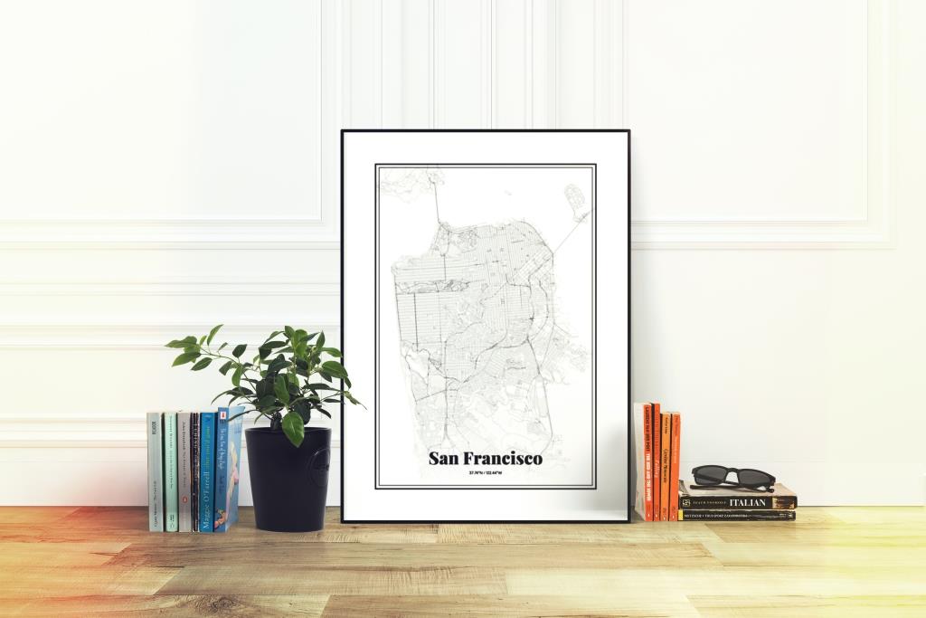 Custom Designed Map Poster Custom Map Posters