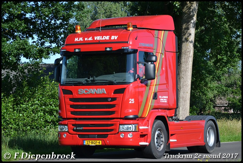 27-BGF-4 Scania G410 HH van de Velde-BorderMaker - Truckrun 2e mond 2017