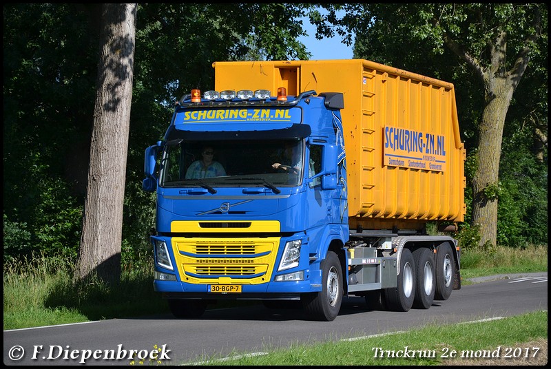 30-BGP-7 Volvo FM Schuring-BorderMaker - Truckrun 2e mond 2017